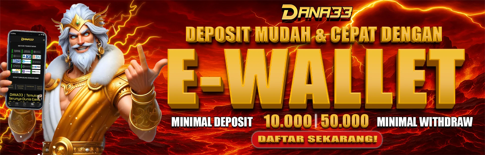 DANA33 DEPOSIT MUDAH
